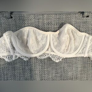 Victoria's Secret Pink and White Bra